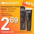 Hambapasta musta söega, 