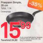 Allahindlus - Praepann Simple 28 cm, Tefal, 1 tk