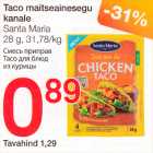 Taco maitseainesegu kanale