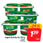 Йогурт Activia, 4x, 120 г