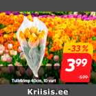 Магазин:Hüper Rimi, Rimi, Mini Rimi,Скидка:Букет тюльпанов 40см, 10 стеблей