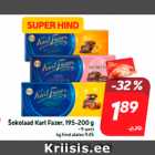 Магазин:Hüper Rimi, Rimi, Mini Rimi,Скидка:Шоколад Karl Fazer, 195-200 г