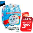 Allahindlus - Mineraalvesi Värska
Originaal, 6x1 l