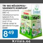 TRI-BIO NÕUDEPESUVAHENDITE KOMPLEKT