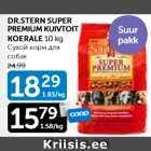 DR.STERN SUPER PREMIUM KUIVTOIT KOERALE 10 kg