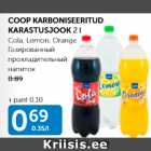 Allahindlus - COOP KARBONISEERITUD  KARASTUSJOOK 2 l