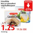Friendship Brie ja Camemebert valgehallitusjuust
