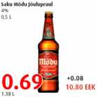 Alkohol - Saku Mõdu Jõulupruul