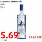 Alkohol - Saaremaa Winter viin