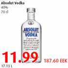 Allahindlus - Absolut Vodka