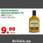 Allahindlus - PRANTSUSMAA
KONJAK BISQUIT VS
40% 0,35 L