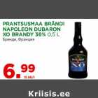 Allahindlus - PRANTSUSMAA BRÄNDI
NAPOLEON DUBARON
XO BRANDY 36% 0,5 L