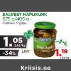 Allahindlus - SALVEST HAPUKURK
675 g/405 g