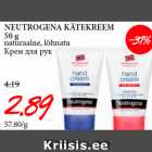 Allahindlus - NEUTROGENA KÄTEKREEM
50 g