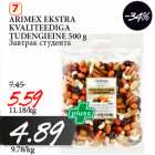 Allahindlus - ARIMEX EKSTRA -34%
KVALITEEDIGA
TUDENGIEINE 500 g