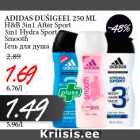 ADIDAS DUŠIGEEL 250 ML