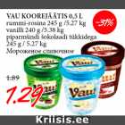 VAU KOOREJÄÄTIS 0,5 L