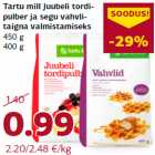 Tartu mill Juubeli tordipulber
ja segu vahvlitaigna
valmistamiseks
