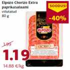 Elpozo Chorizo Extra
paprikasalaami