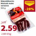Maks&Moorits
Maitselt mahe
verivorst
900 g