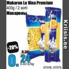 Allahindlus - Makaron La Vina Premium

