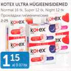 Allahindlus - KOTEX ULTRA HÜGIEENISIDEMED