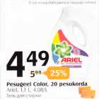 Pesugeel Color, 20 pesukorda