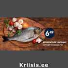 Jahutatud kuld-merikoger;
 1 kg