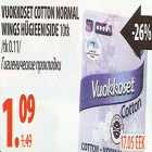 Vuokosset cotton normal wings hügieeniside