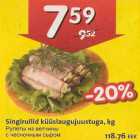 Магазин:Hüper Rimi, Rimi,Скидка:Рулеты из ветчины с чесночным сыром