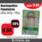 Allahindlus - Heeringafilee
Populaarne
(õlis) 240g / 180g
