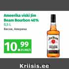 Ameerika viski Jim
Beam Bourbon 40%
0,5 L