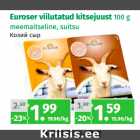 Euroser viilutatud kitsejuust 100 g