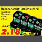 Allahindlus - Rulldeodorant Garnier Mineral