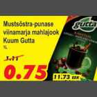 Allahindlus - Mustsõstra-punase viinamarjajook Kuum Gutta