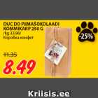 Allahindlus - DUC DO PIIMAŠOKOLAADI
KOMMIKARP 250 G