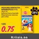 Allahindlus - PEDIGREE DENTASTIX
NÄRIMISPULK 77 G