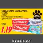 Allahindlus - COLGATE MAX HAMBAPASTA
125 ML