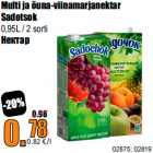 Multi ja õuna-viinamarjanektar
Sadotsok

