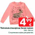 Allahindlus - Tüdrukute dressipluus Seven Lemon

