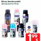 Allahindlus - Nivea deodorandid
