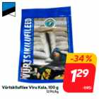 Пряное филе кильки Viru Fish, 100 г