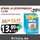 Allahindlus - APTAMIL 6K JÄTKUPIIMASEGU
1,2 KG