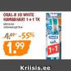 Allahindlus - ORAL-B 3D WHITE
HAMBAHARI 1+1 TK