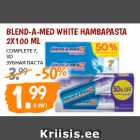Allahindlus - BLEND-A-MED WHITE HAMBAPASTA
2X100 ML