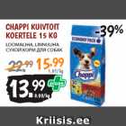 Allahindlus - CHAPPI KUIVTOIT
KOERTELE 15 KG