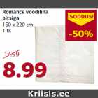 Romance voodilina
pitsiga