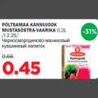Allahindlus - PÕLTSAMAA KANNUJOOK MUSTASÕSTRA-VAARIKA 0,2L