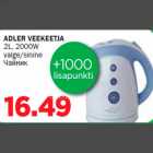 ADLER VEEKEETJA 2L, 2000W valge/sinine