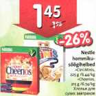 Nestle hommikusöögihelbed *Cini Minis, 225g *Cheerios 215g,  